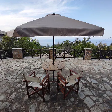 Cozy Blue Stone House With A Great Sea View. Tsagarada